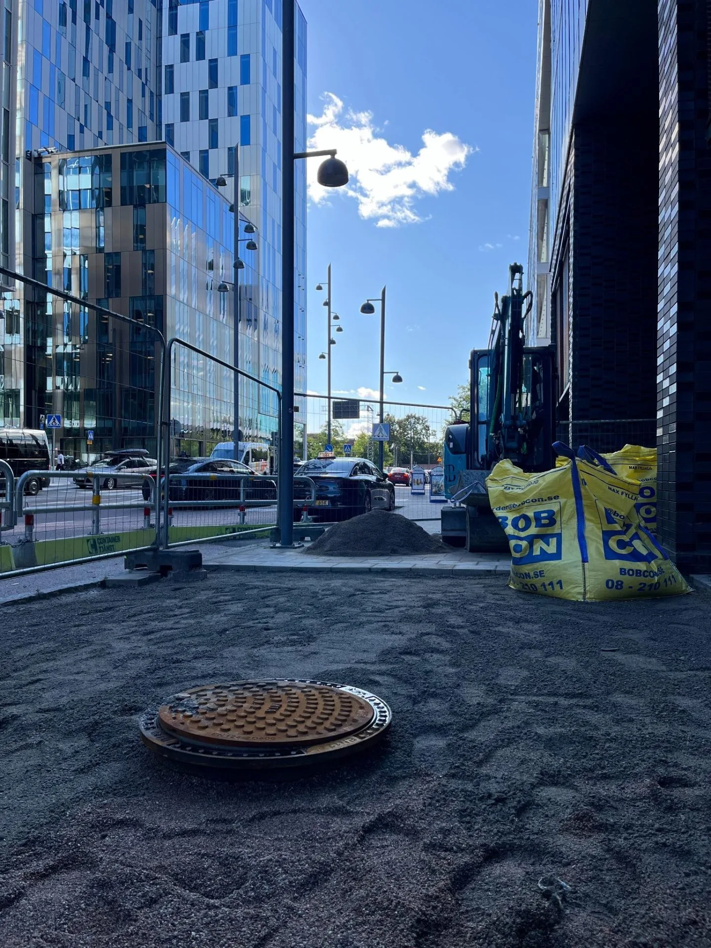 Markentreprenör i Stockholm på plats