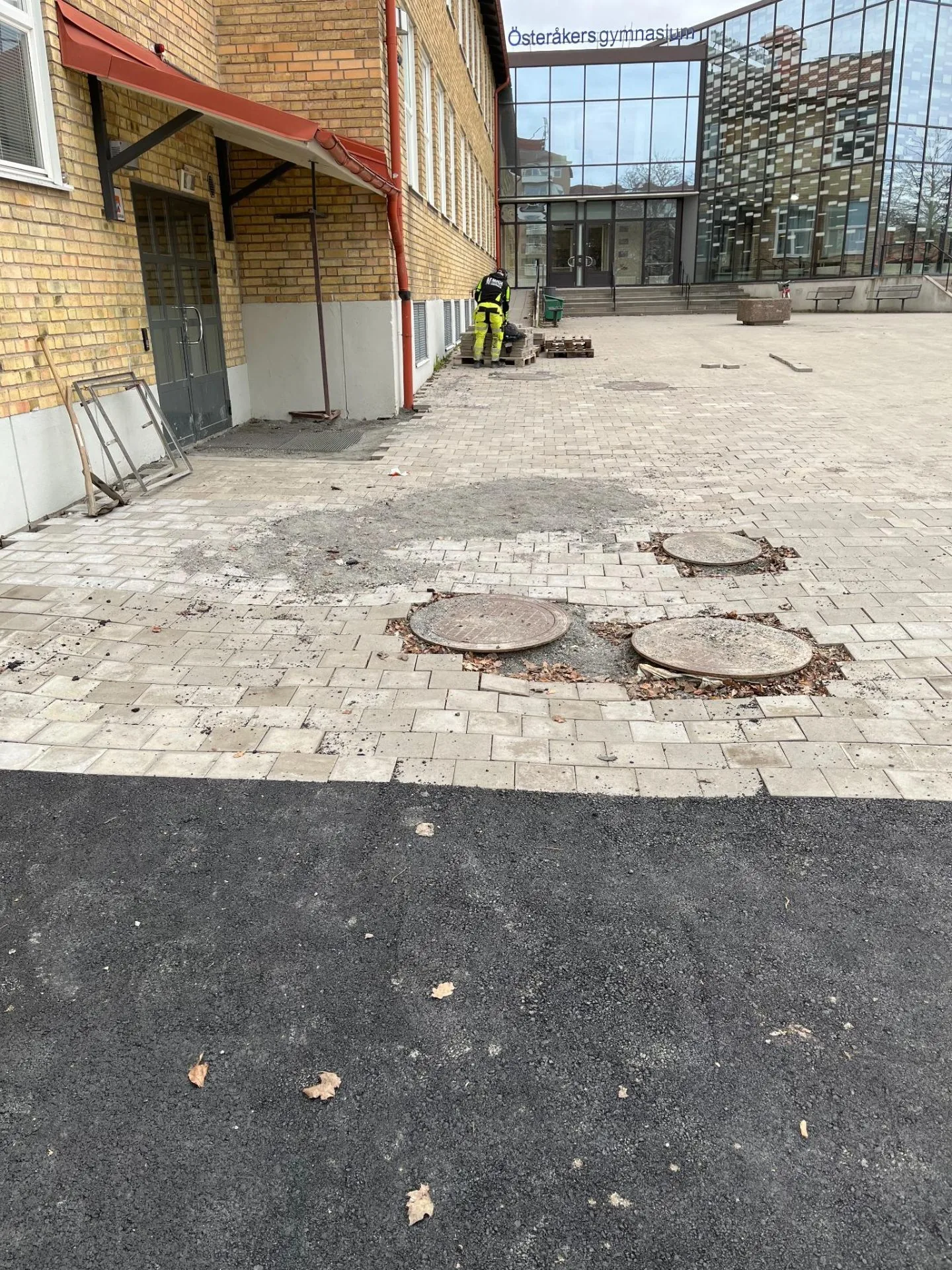 Färdig finplanering efter markarbete i Österåker